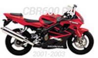 2001-2003 Honda CBR600 F4i Verkleidung