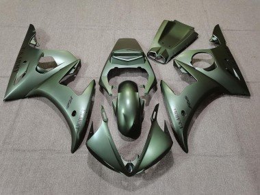Armeegrün 2003-2004 Yamaha R6 Motorrad Verkleidung