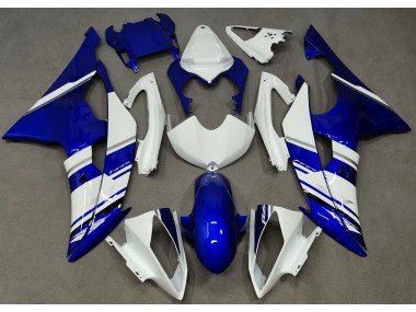 Blau & Weiß Benutzerdefiniert OEM Stil 2008-2016 Yamaha R6 Motorrad Verkleidung