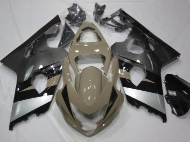 Desert Tan & Silber 2004-2005 Suzuki GSXR 600-750 Motorrad Verkleidung