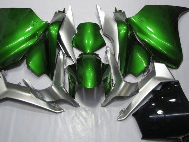Dunkelgrün & Silber 2010-2013 Honda VFR1200 Motorrad Verkleidung