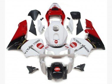 Konica Minolta Rot 2003-2004 Honda CBR600RR Motorrad Verkleidung