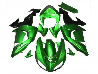 Reptiliengrün 2006-2007 Kawasaki ZX10R Motorrad Verkleidung