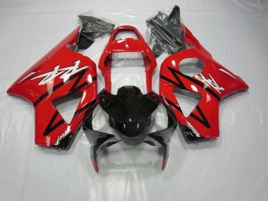Rot Glänzend & Schwarz 2002-2003 Honda CBR954RR Motorrad Verkleidung