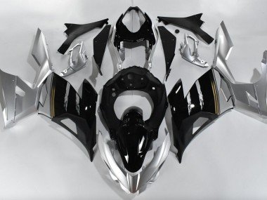 Silber & Schwarz 2018-2023 Kawasaki Ninja 400 Motorrad Verkleidung